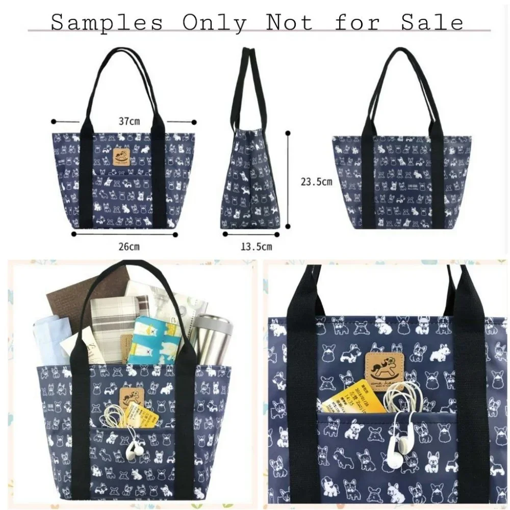 Waterproof London Paris Dumpling Tote Shoulder Bag Purse - Picture 3 of 10